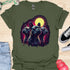 Bulldog & Moon - V2 - Stylish Red Eye T-Shirt